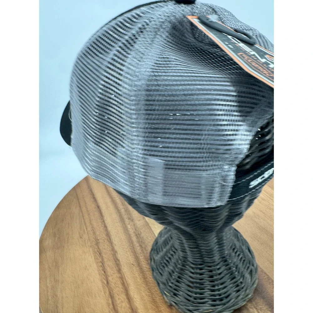 ScentLok Mens Black Gray‎ Mesh Trucker Hat Embroidered Logo Outdoor Gear
